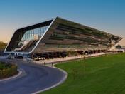 Estructura arquitectónica de la tienda insignia BORA en Herford, proyecto de Werkraum Ingenieure