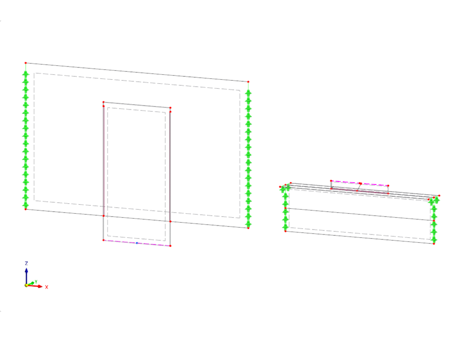 Ejemplo de diseño de soldadura en ángulo según AISC en RFEM 6 con uniones a solape y en T