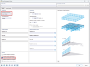 KB 001926 | La imagen muestra una ventana del software con configuración avanzada para la transferencia de cargas a superficies. Contiene campos de entrada para anchura de banda y factor de muestra.