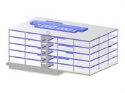 Modelo 005505 | HOS House of Schools JKU Linz | Estructura de hormigón armado, edificio