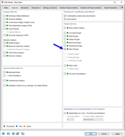 Botones para activar el complemento Cálculo de vidrio