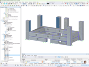 Modelo estructural de contenedores ISO para campo de paintball en RFEM | © Modular Structural Consultants, LLC.