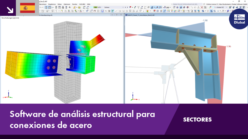Vídeo sobre análisis de uniones de acero | Diseño eficiente con modelo de EF