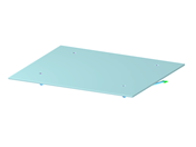 Marquesina voladizo de vidrio con cuatro puntos de anclaje en RFEM 6