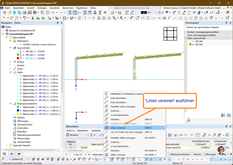Combinar varias barras en una barra
