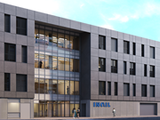 Renovación de la sede de INAIL en Ancona con diseño sostenible y espacios modernos de hidroterapia.