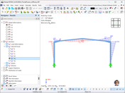 Comparación de resultados de simulación para un modelo estructural sin uniones de acero integradas