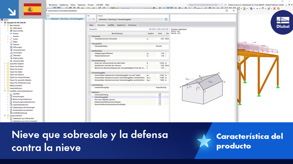 Característica técnica de los voladizos de nieve y soluciones de barreras rompehielos.