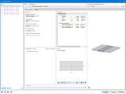 Asistente para el diseño de bandas en una rejilla de edificio con opciones de ancho variable basadas en el vano y las normas.