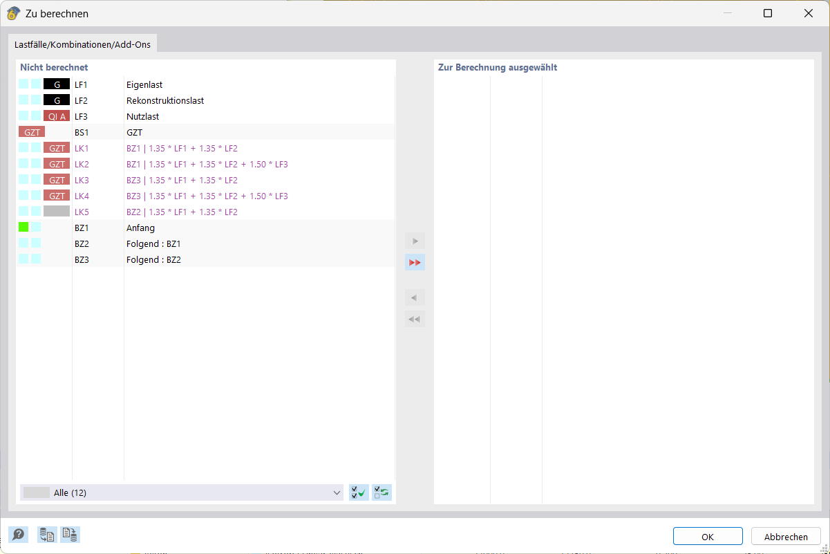 Software de ingeniería mostrando un modelo con fases de construcción simuladas para un proceso de construcción detallado.