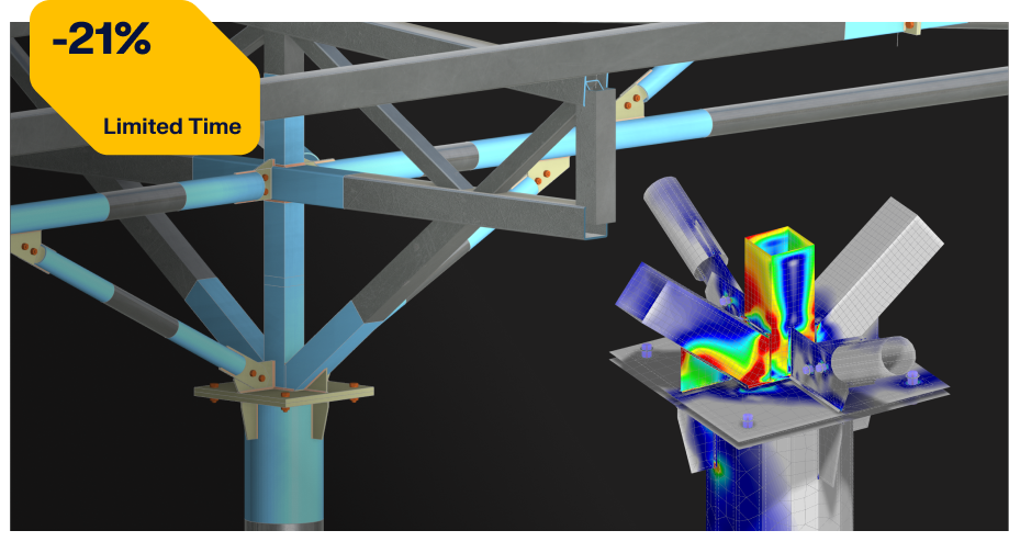 Promoción de un 21% de descuento en el complemento Uniones de acero.