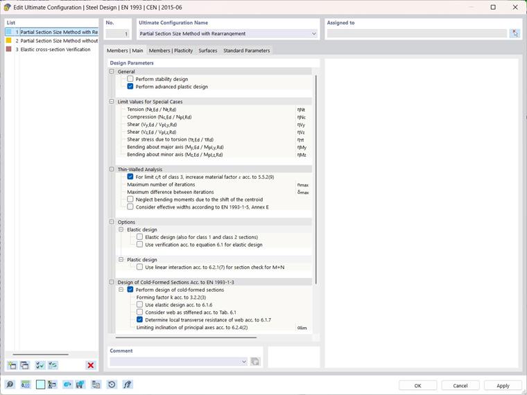 KB 1962 | Cálculos plásticos avanzados en la configuración de estados límites resistentes