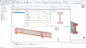 Representación gráfica de los etribes y detalles de la armadura longitudinal para barras de hormigón en un entorno CAD.