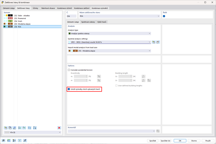 Pregunta frecuente 005707 | Tengo un modelo de una nave de hormigón en el que calculé un análisis espectral. Tengo unas 370 formas modales para una participación de masa del 90%. Después de guardar, el tamaño del modelo es