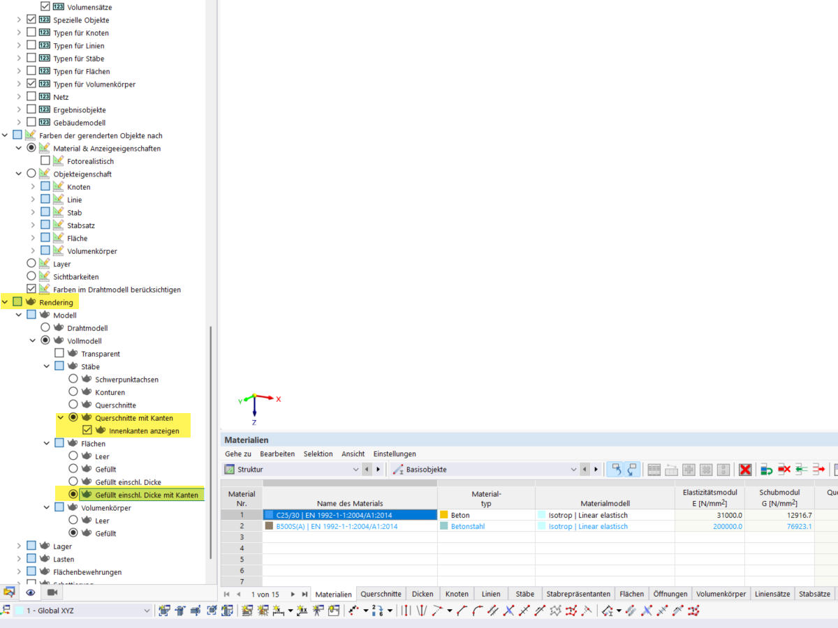 Representación de la configuración de renderizado para la exportación de escenas 3D con opciones detalladas para optimizar la representación.
