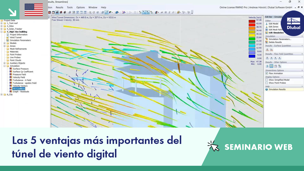 Vista general de las ventajas clave de la tecnología de túneles de viento digitales en seminarios web