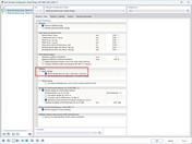 Configuración del cálculo elástico en el estado límite último