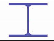 Determinación de las propiedades de sección para una HEA 140 (incluida verificación de tensiones)
