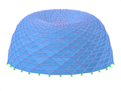 Estructura de gridshell innovadora utilizada para la regeneración de jardines interiores. Ofrece estabilidad y optimiza la entrada de luz.