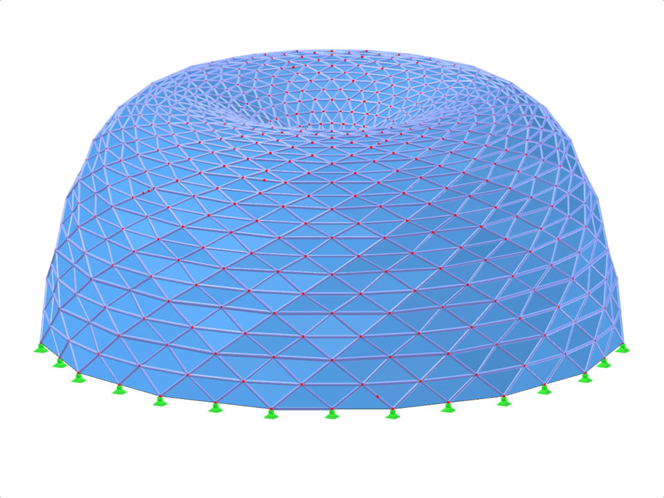 Estructura de gridshell innovadora utilizada para la regeneración de jardines interiores. Ofrece estabilidad y optimiza la entrada de luz.