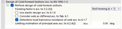 Cálculo de secciones conformadas en frío según EN 1993