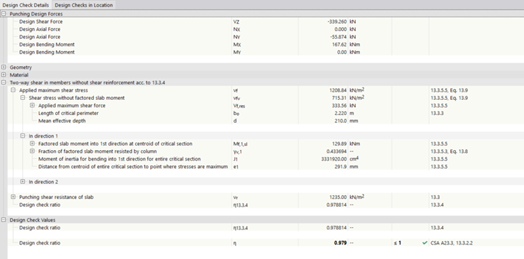 VE 9962 - Detalles de verificación de diseño