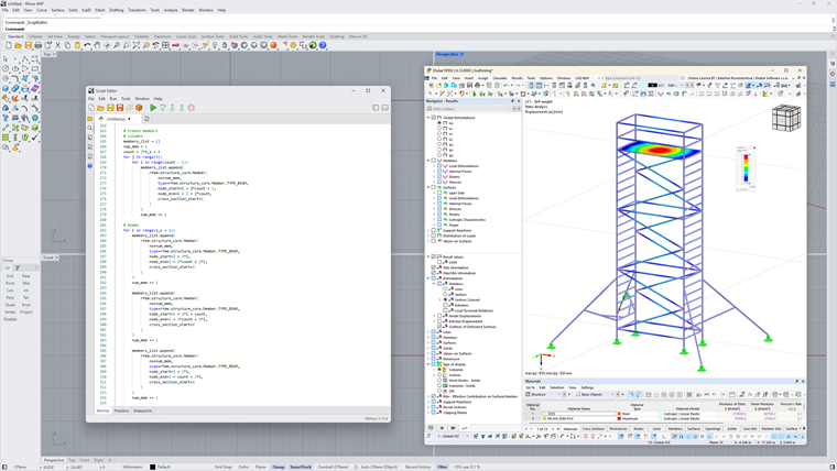 Editor de scripts de Rhino