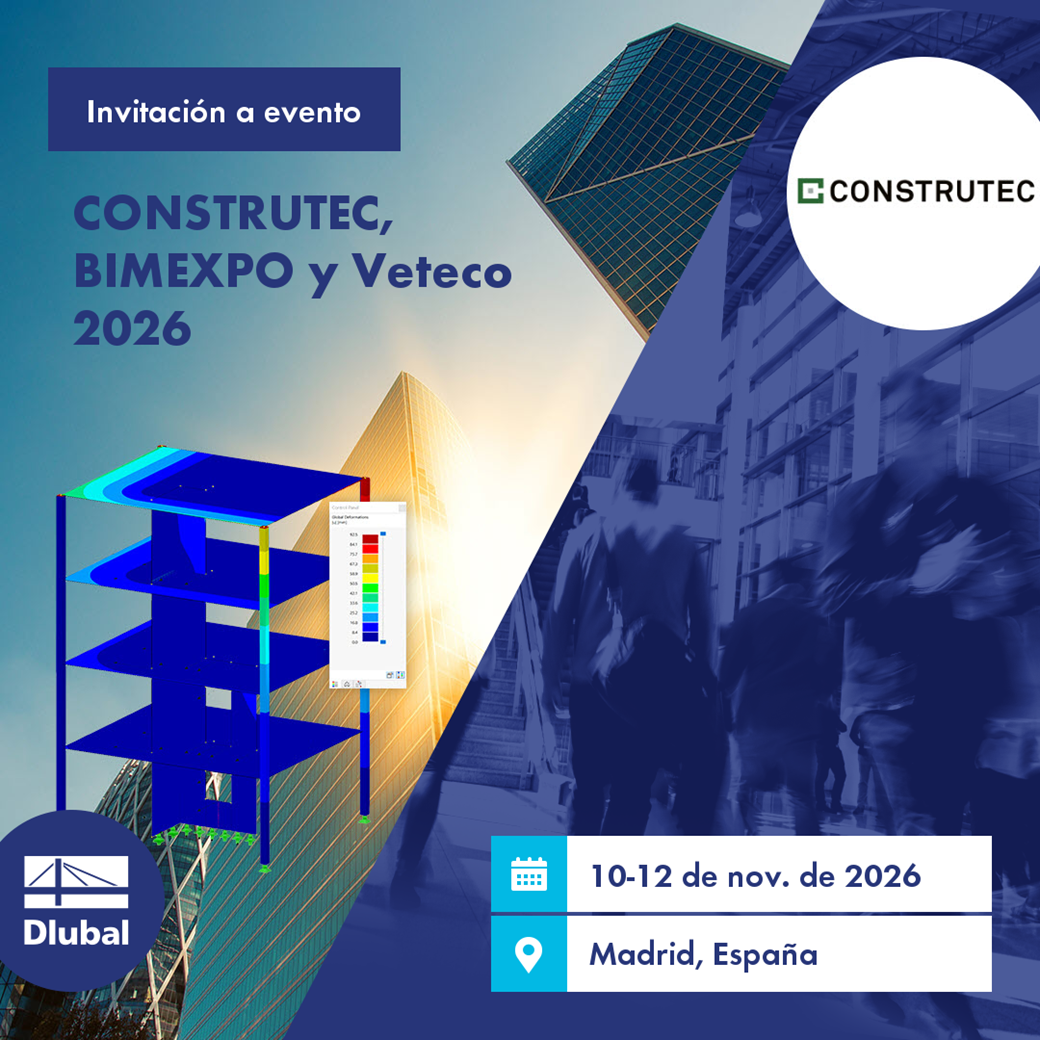 Invitación al evento CONSTRUTEC, BIMEXPO y Veteco 2026 del 10 al 12 de noviembre en Ifema Madrid.