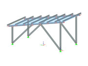 Estructura de un garaje adosado de aluminio según CSA S157-17
