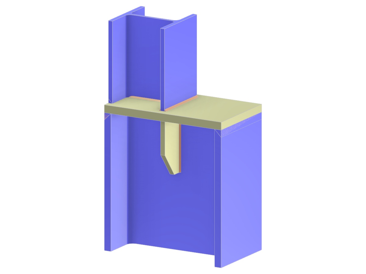 Modelo 006158 | Unión de Columna mediante Placa de Extremo de Profundidad Completa y Nervio