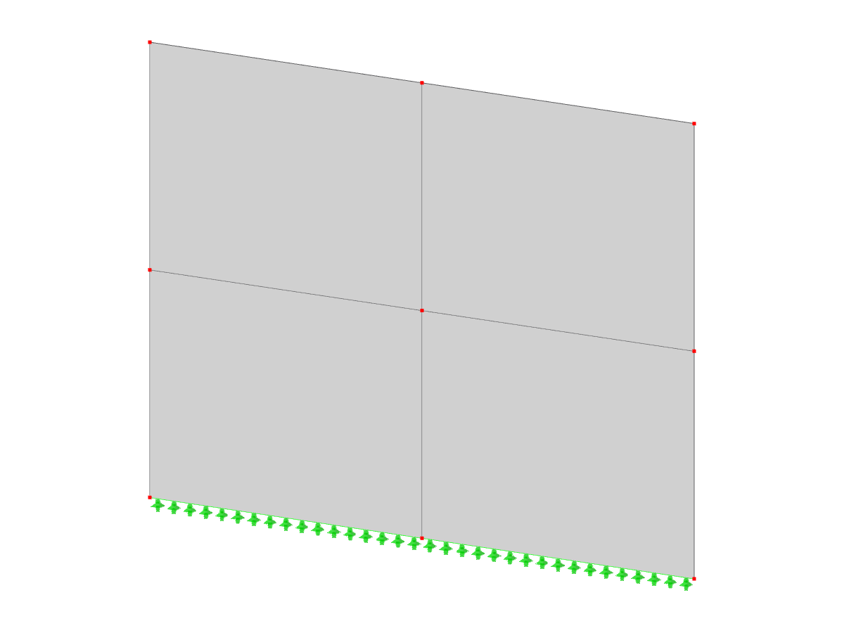 Un modelo de pilas de muros de edificios que muestra variaciones en el número de pisos y crujías para el diseño estructural.