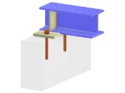 Modelo 006248 | Anclaje de Viga | Placa Base Horizontal y Rigidizador
