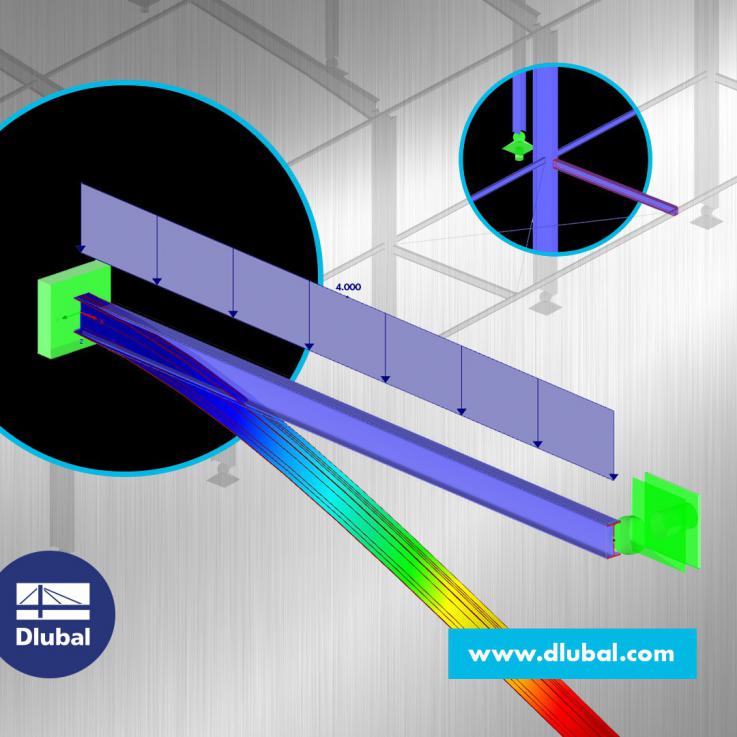 Einfluss der Biegedrillknickparameter auf die Bemessung in RF-/STAHL EC3