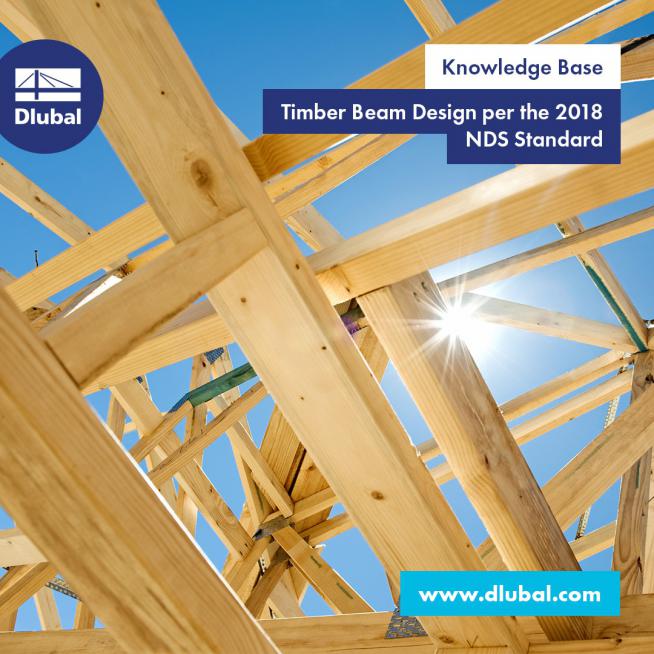 Timber Beam Design per the 2018 NDS Standard Dlubal Software