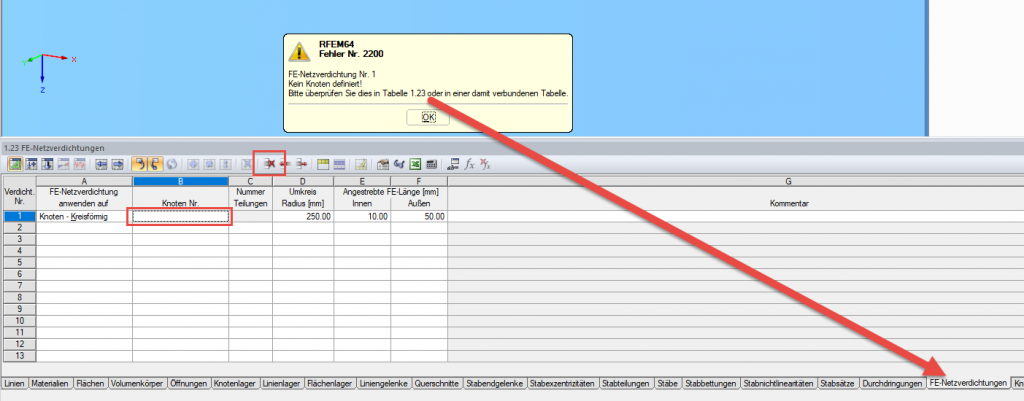 FE-Netzverdichtung löschen