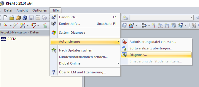 Diagnosedatei erzeugen