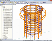 Tour d'observation de l'île de Rügen, Allemagne | Conçu avec RSTAB par WIEHAG GmbH, Autriche | www.wiehag.com