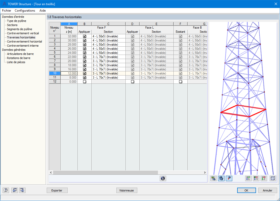 1.8 Traverses horizontales