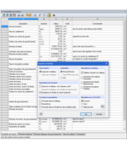 Export der Daten zu MS-Excel