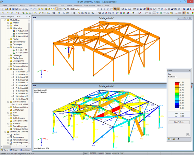Holzbemessung nach der britischen Norm