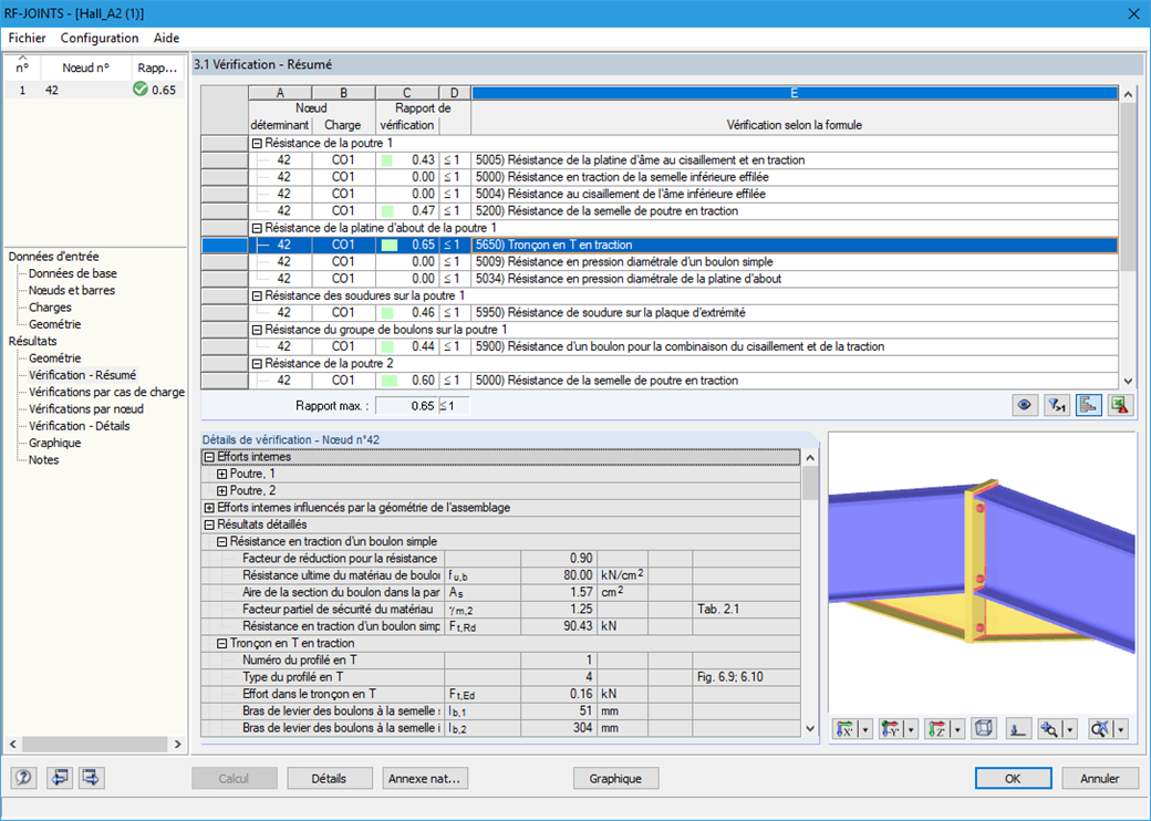 Maske 3.1 Nachweise - Zusammenfassung