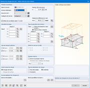 Windlast auf vertikale Wände mit Dach