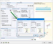 Définition d'un excentrement de charge pour une charge de barre constante