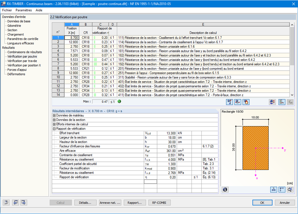 Maske 2.2 Nachweise - Trägerweise