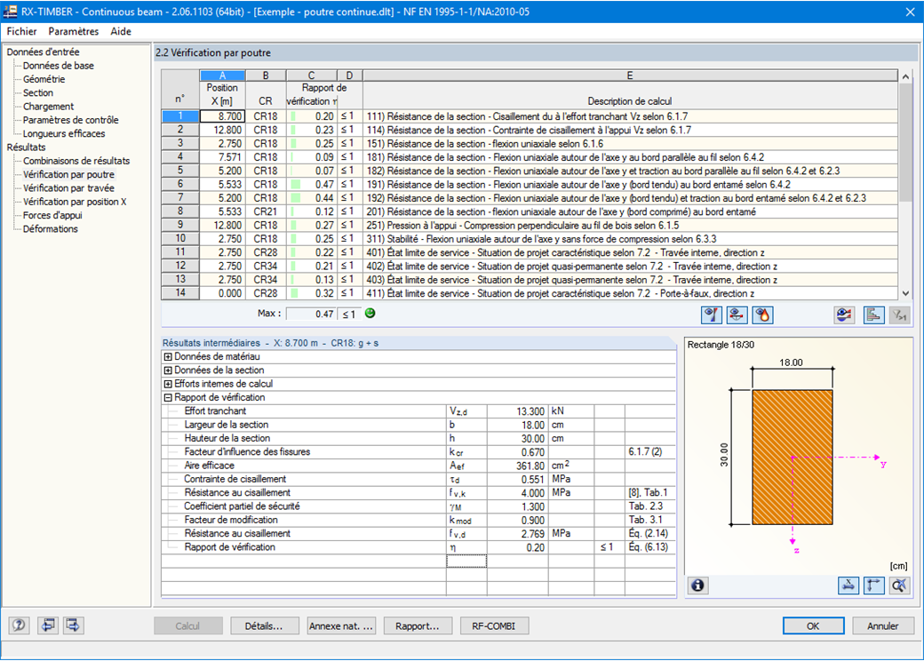 Maske 2.2 Nachweise - Trägerweise