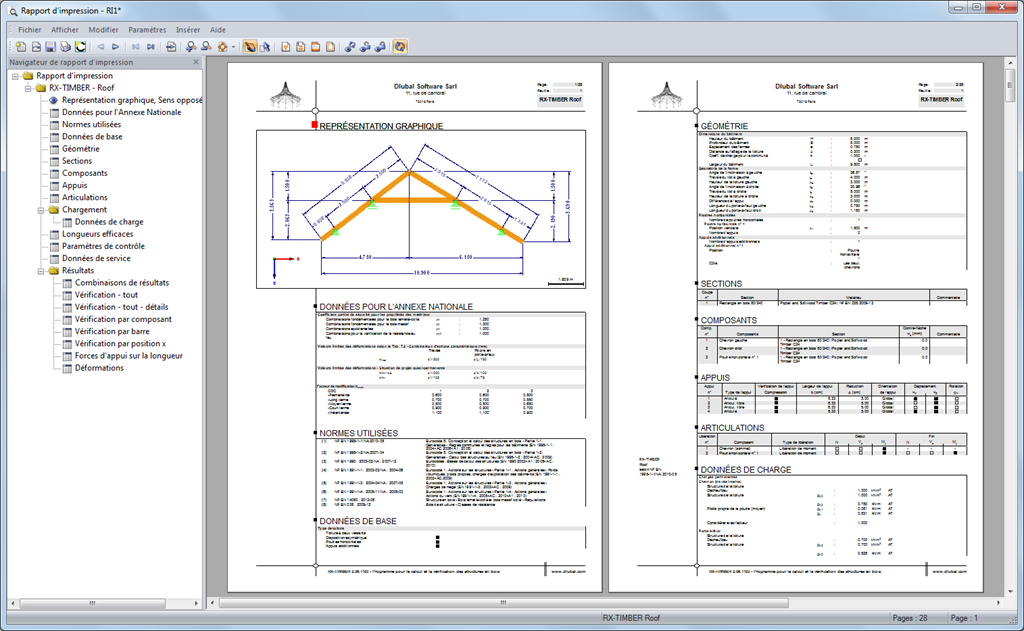 Rapport d'impression
