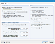 Detaileinstellungen für die Bemessung
