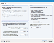 Detaileinstellungen für die Bemessung