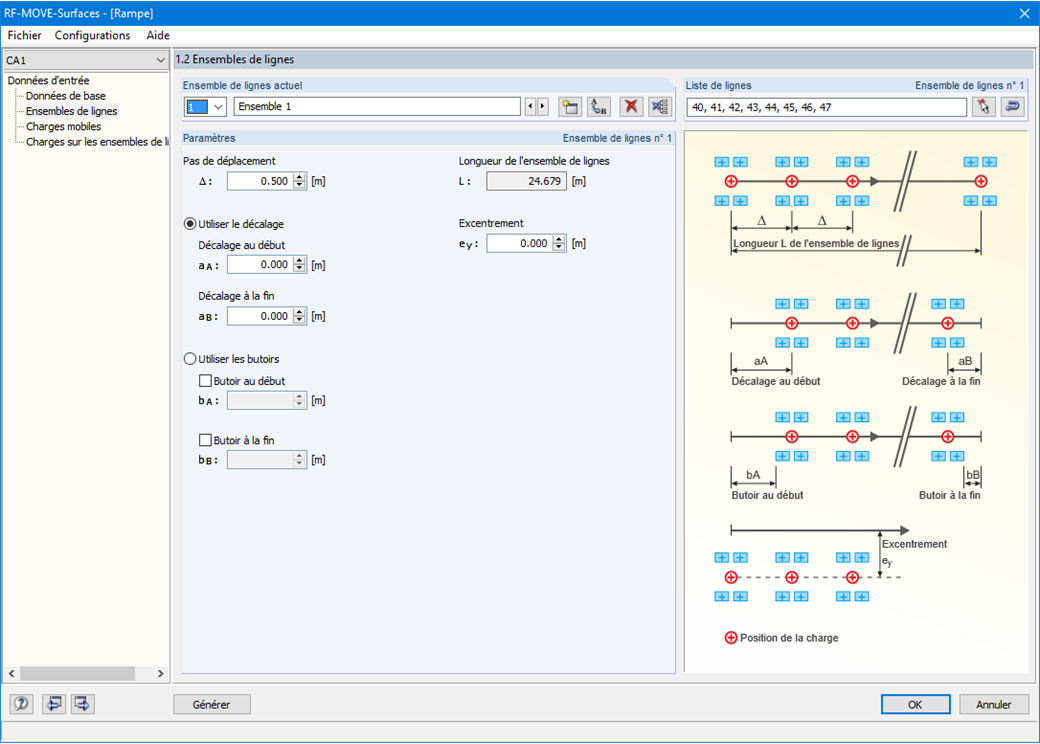 Maske 1.2 Liniensätze
