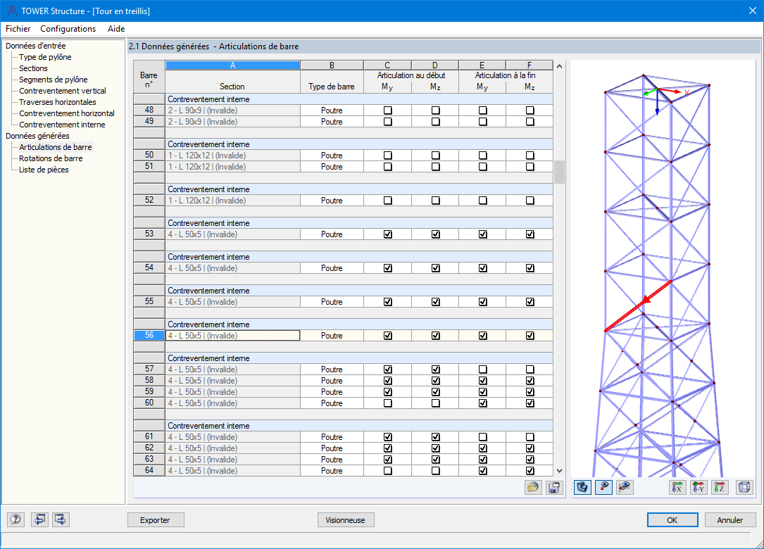 Generierte Mastdaten